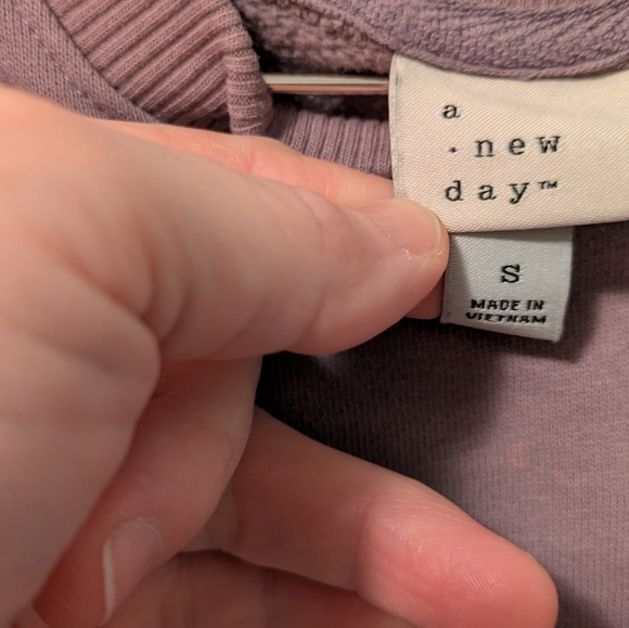 A New Day Lavender Sweatshirt - Picture 3 of 4